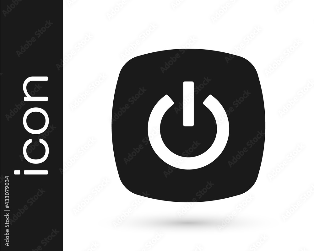 Black Smart home icon isolated on white background. Remote control. Vector Black Smart home icon isolated on white background. Remote control. Vector