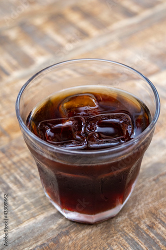 glass of cold brew with ice