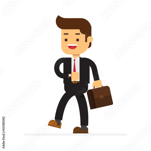 Businessmen occupy times