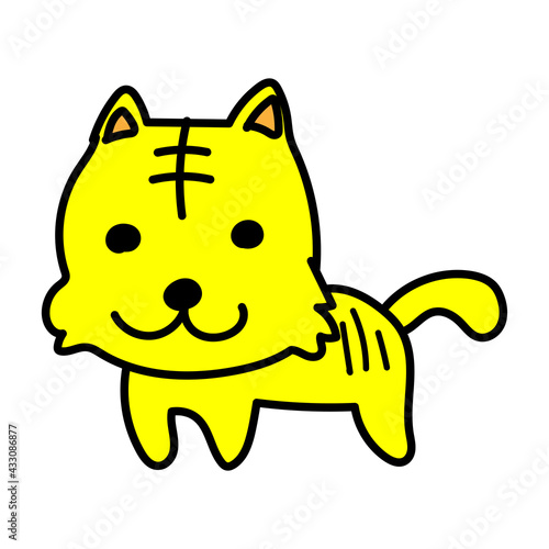 寅　かわいい　ゆるい　手描き