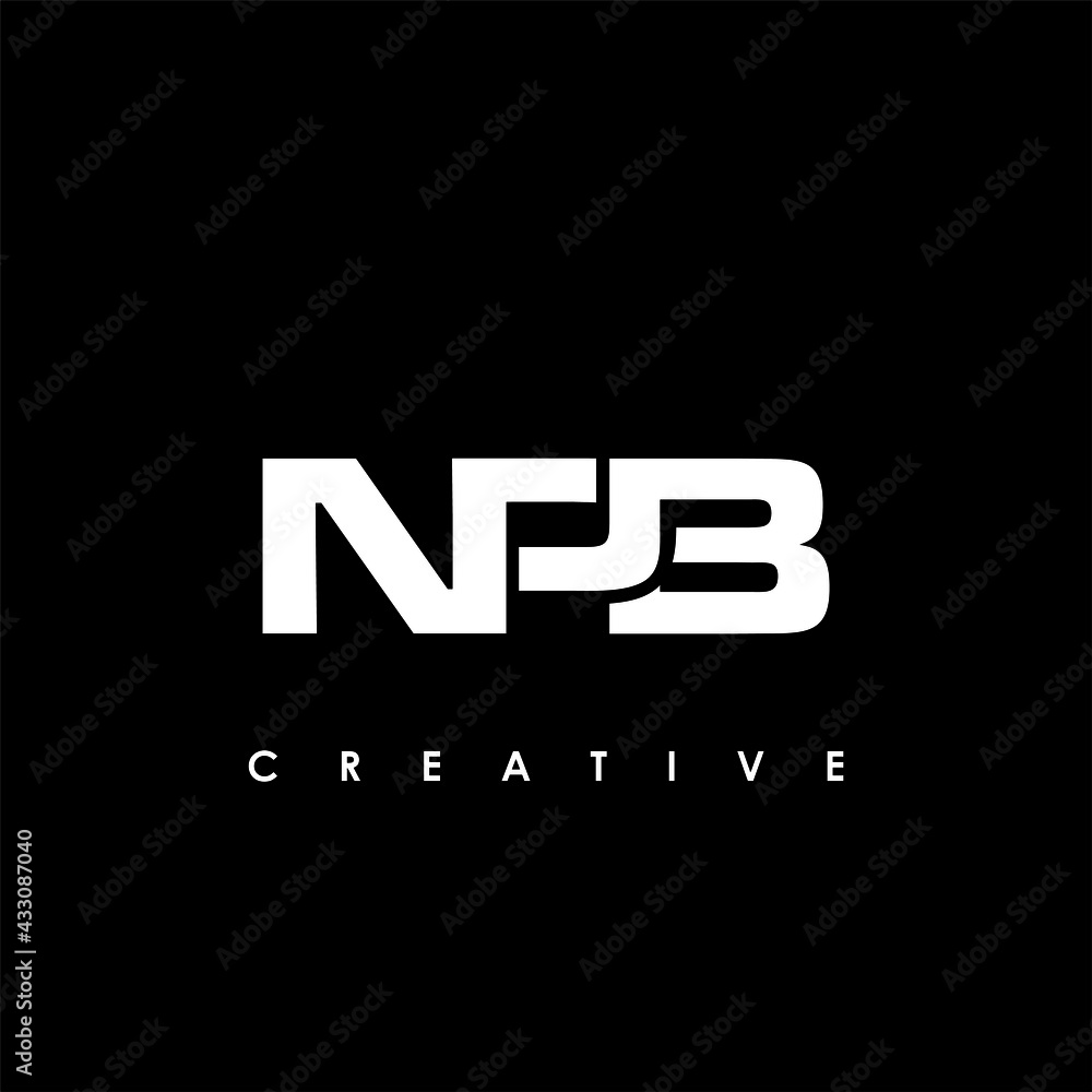 NPB Letter Initial Logo Design Template Vector Illustration