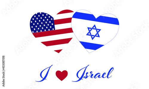 Israel, flag, Israel is in my heart, heart, I love Israel, Israel, independence, day, independence day, yom Haatzmaut, Israel independence day, star of David, star, of David, illustration, sign, icon