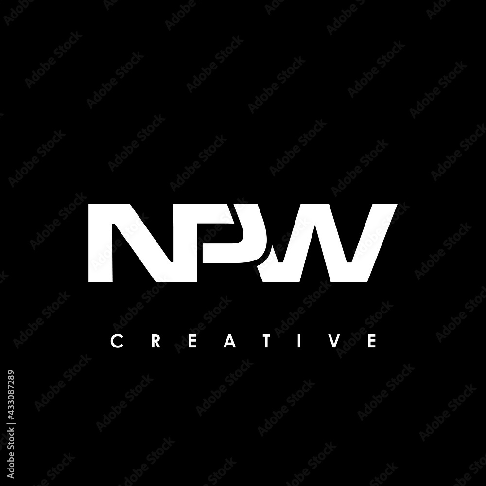 NPW Letter Initial Logo Design Template Vector Illustration NPW Letter Initial Logo Design Template Vector Illustration