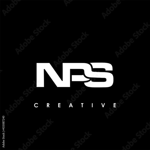 NPS Letter Initial Logo Design Template Vector Illustration