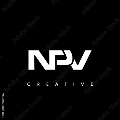 NPV Letter Initial Logo Design Template Vector Illustration photo