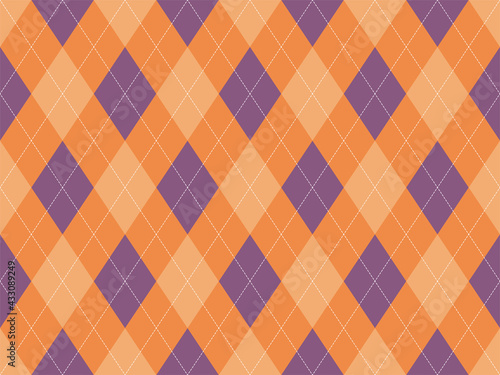 Argyle pattern seamless. Fabric texture background. Classic argill vector ornament