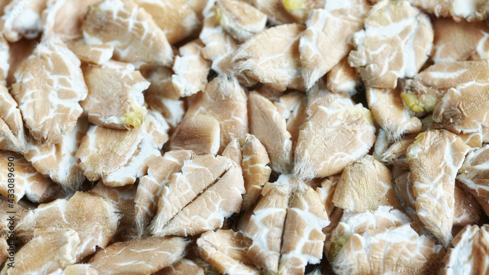 Close up picture of organic spelt flakes. Close up picture of organic spelt flakes.