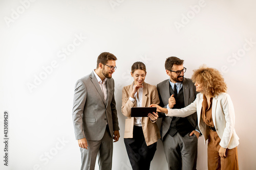 Multiethnic business people...
