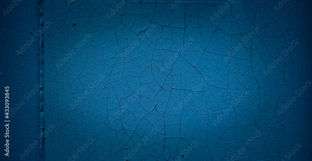 Obraz premium Old concrete floor in blue tone. Concrete background with free copy space for products or advertisement design quotes. abstract.
