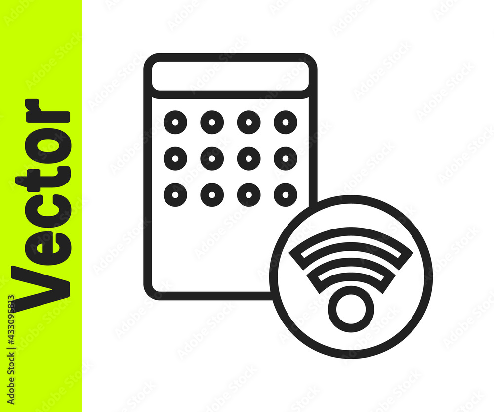 Black line Air humidifier icon isolated on white background. Portable electric home appliance, home air purification and humidification. Vector Black line Air humidifier icon isolated on white background. Portable electric home appliance, home air purification and humidification. Vector