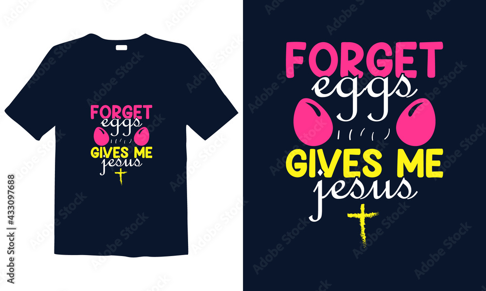 Easter Day T-shirt Design for mug, poster, t-shirt, label, or wall art.