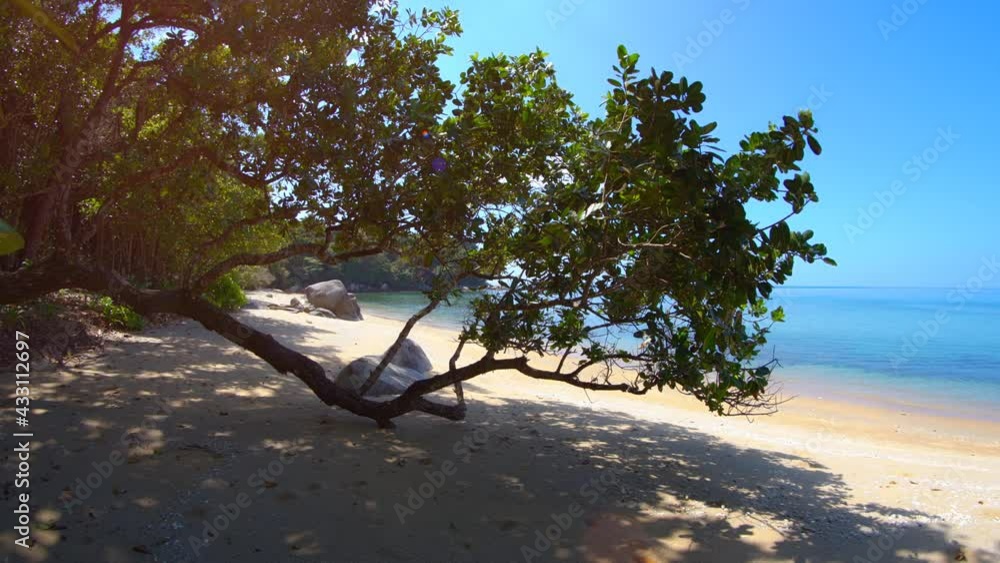 Wild deserted beach on the island of Phuket. Wild deserted beach on the island of Phuket.