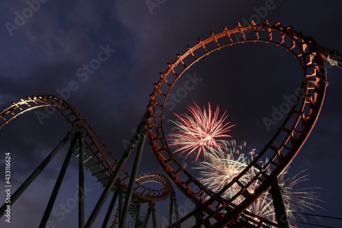  fireworks at the Amousement Park