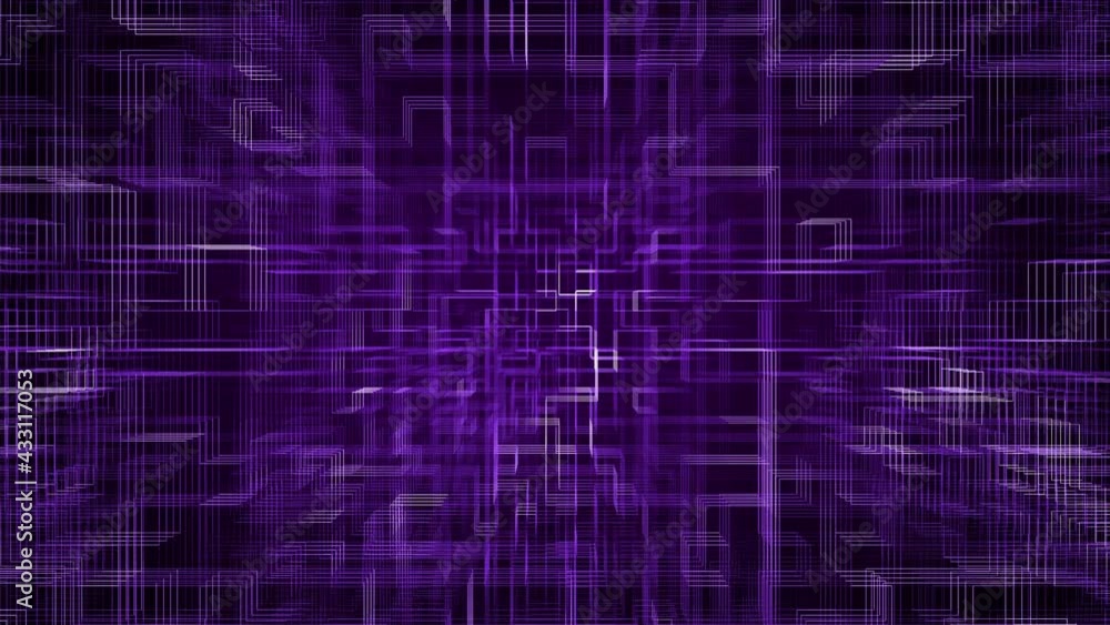 Purple 3D Circuit Board Loop Forward Animation Background Purple 3D Circuit Board Loop Forward Animation Background