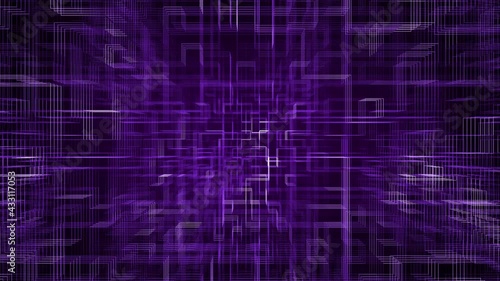 Wallpaper Mural Purple 3D Circuit Board Loop Forward Animation Background Torontodigital.ca