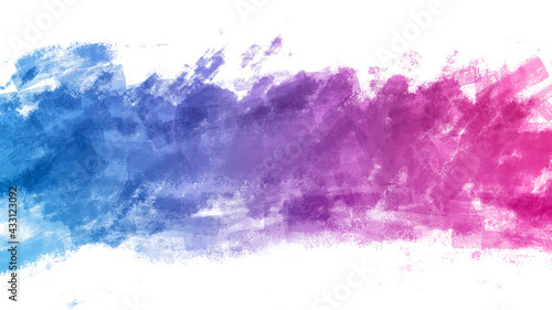 紫、青の手描きグラデーション水彩背景素材