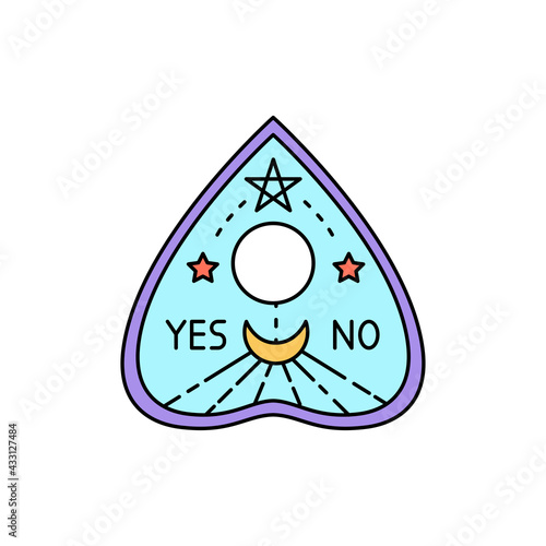 Call board line icon. Isolated vector element.