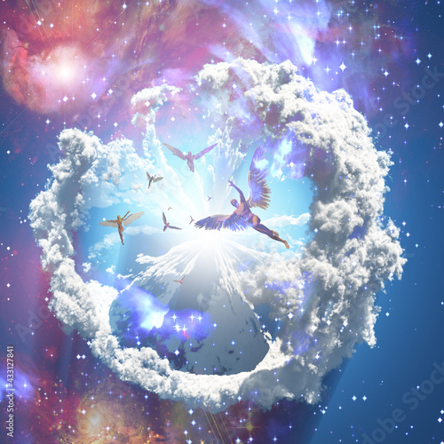 Fotografie Angels in Space