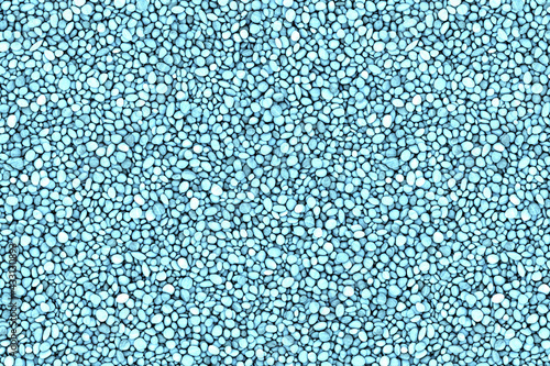 blue gravel stones backdrop texture background pattern