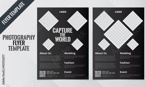 Photography Flyer Template, Flyer Layout, Vector Template, Professional Business flyer Design, Event  Design, Invitation Design, Direct Mail EDDM Template. Weeding flyer design.