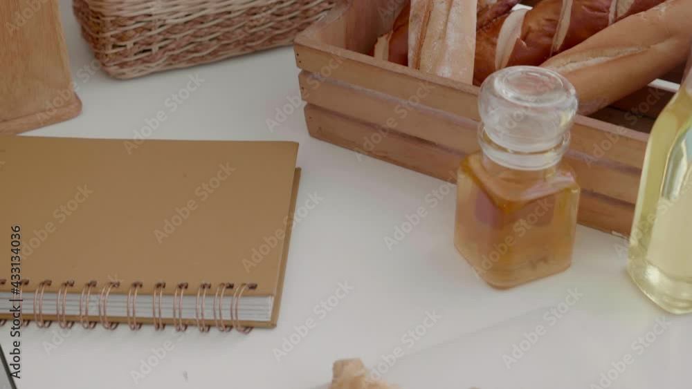 Loaf bread on the table, homemade with breakfast, healthy and appetizer, preparation and nutrition. Loaf bread on the table, homemade with breakfast, healthy and appetizer, preparation and nutrition.