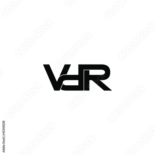 Free Download vdr letter original monogram logo design - GFXLoad