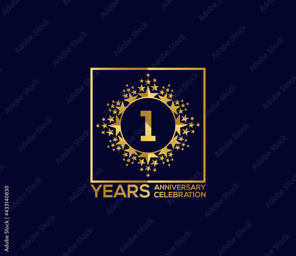 Star Design Shape element, Luxury Gold Color Mixed Design, 1 Year Anniversary, Invitations, Party Events Star Design Shape element, Luxury Gold Color Mixed Design, 1 Year Anniversary, Invitations, Party Events