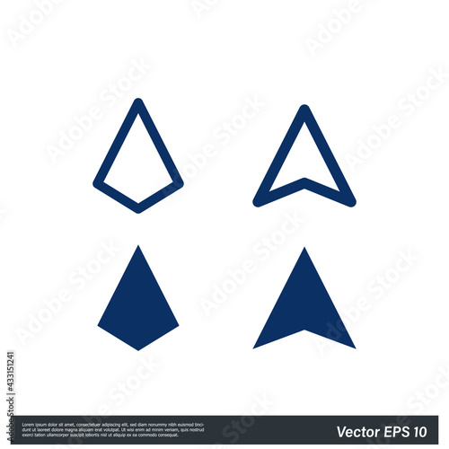 Free Download compass icon direction symbol - GFXLoad