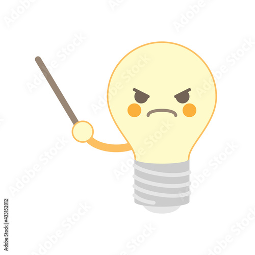 指示棒電球怒る