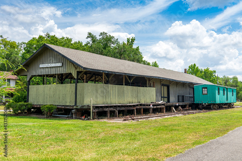 Brooksville 1885 Train Depot historical site - Brooksville, Florida, USA photo