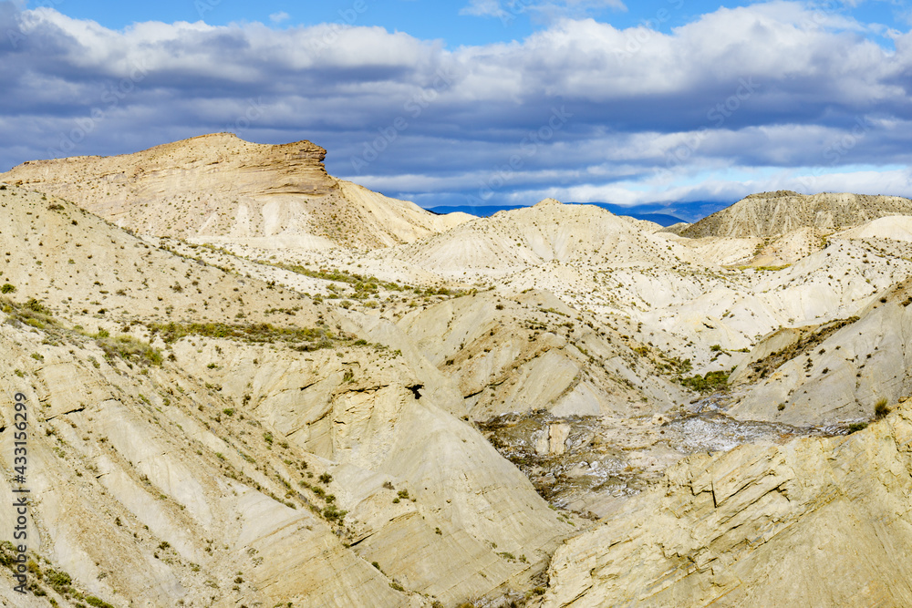 Tabernas desert landscape, Spain