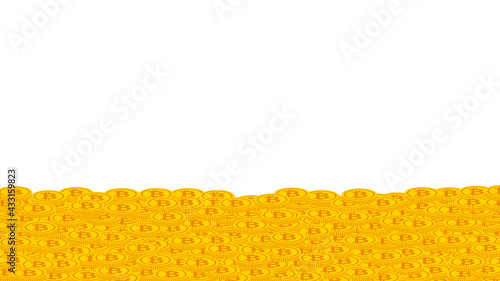 ビットコイン　ベクターイラスト