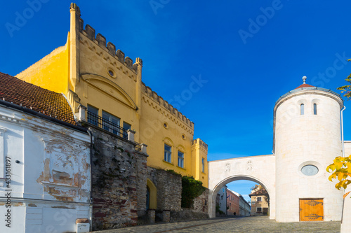 Billede på lærred City landscape in the old town of Veszprem, Hungary