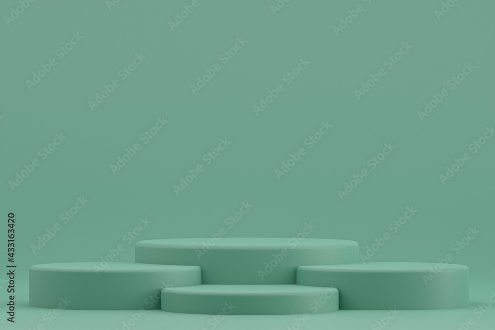 Podium minimal or product stand for cosmetic product presentation Podium minimal or product stand for cosmetic product presentation