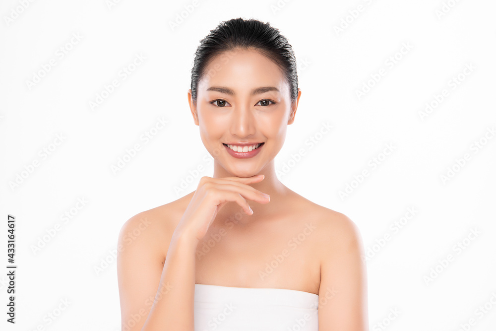 Beautiful smile young woman. White teeth on white background, Beautiful smile young woman. White teeth on white background,