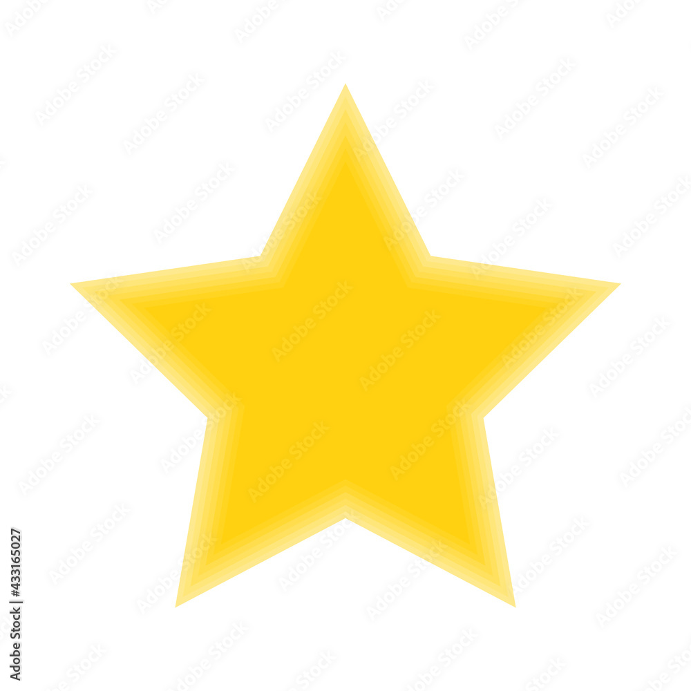 Vector illustration of a star Vector illustration of a star