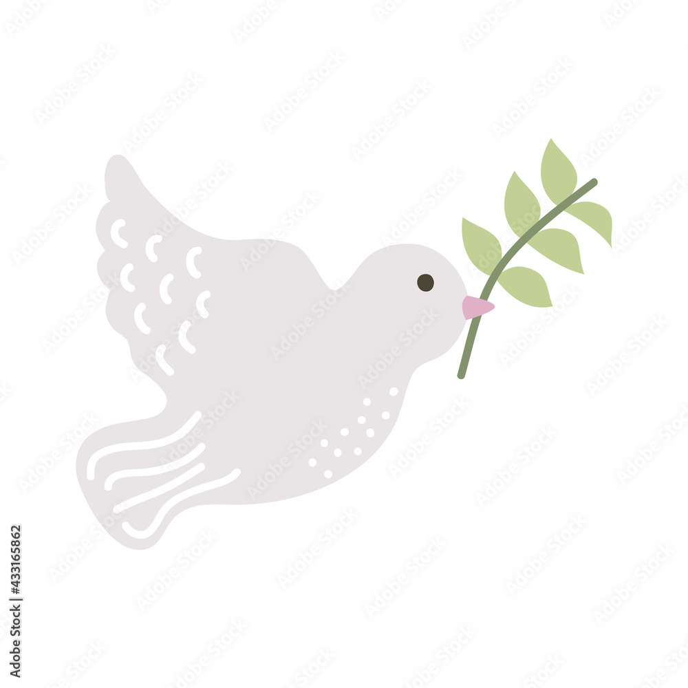 peace dove flying