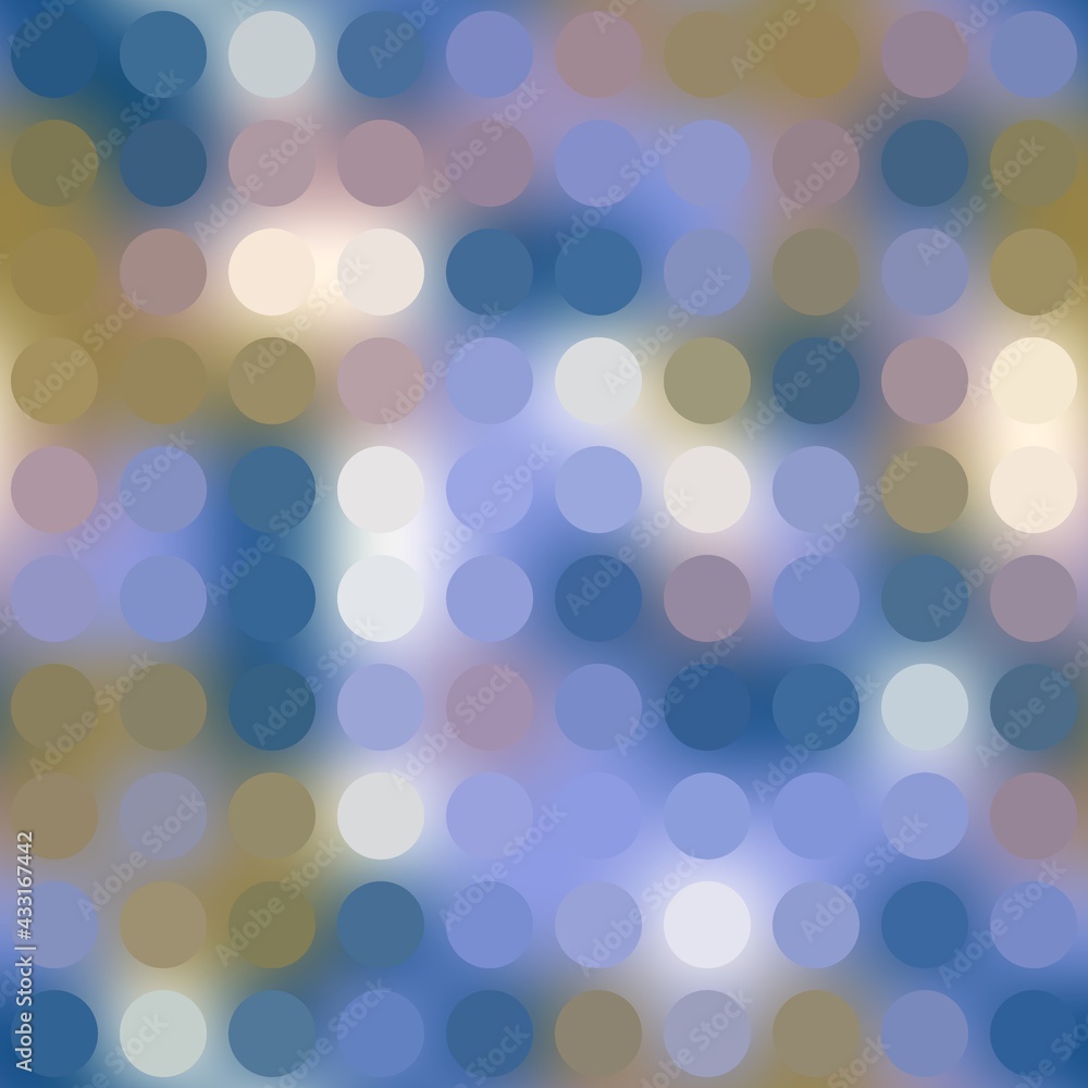 Seamless pattern or grid of circle dots on blurry gradient background for print. High quality illustration. Retro disco effect. Dynamic vintage glow. Abstract pattern for surface design print. Seamless pattern or grid of circle dots on blurry gradient background for print. High quality illustration. Retro disco effect. Dynamic vintage glow. Abstract pattern for surface design print.