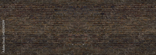 old brown brick wall texture background