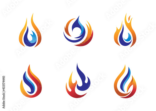 Gas and Oil Energy Logo Design Vector