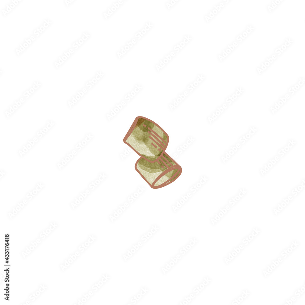Clip-art green onion slices asian food isolate on white background. Watercolor digital illustration. Print for menus, cafes, stickers, restaurants, stationery, packaging Clip-art green onion slices asian food isolate on white background. Watercolor digital illustration. Print for menus, cafes, stickers, restaurants, stationery, packaging