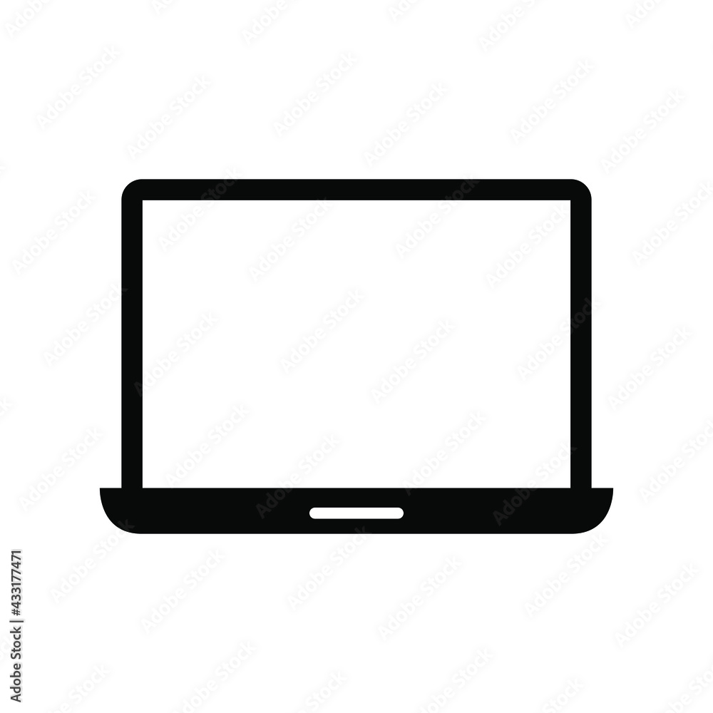 Laptop icon vector graphic illustration Laptop icon vector graphic illustration