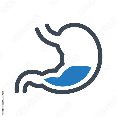 Gastroenterology icon, vector and glyph