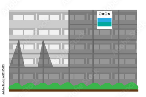 大規模修繕工事を行っているマンション