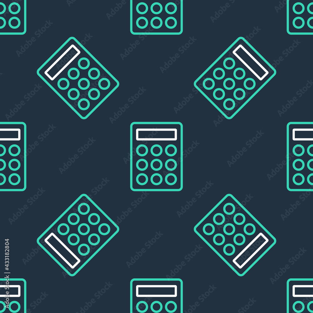 Line Password protection and safety access icon isolated seamless pattern on black background. Security, safety, protection, privacy concept. Vector Line Password protection and safety access icon isolated seamless pattern on black background. Security, safety, protection, privacy concept. Vector