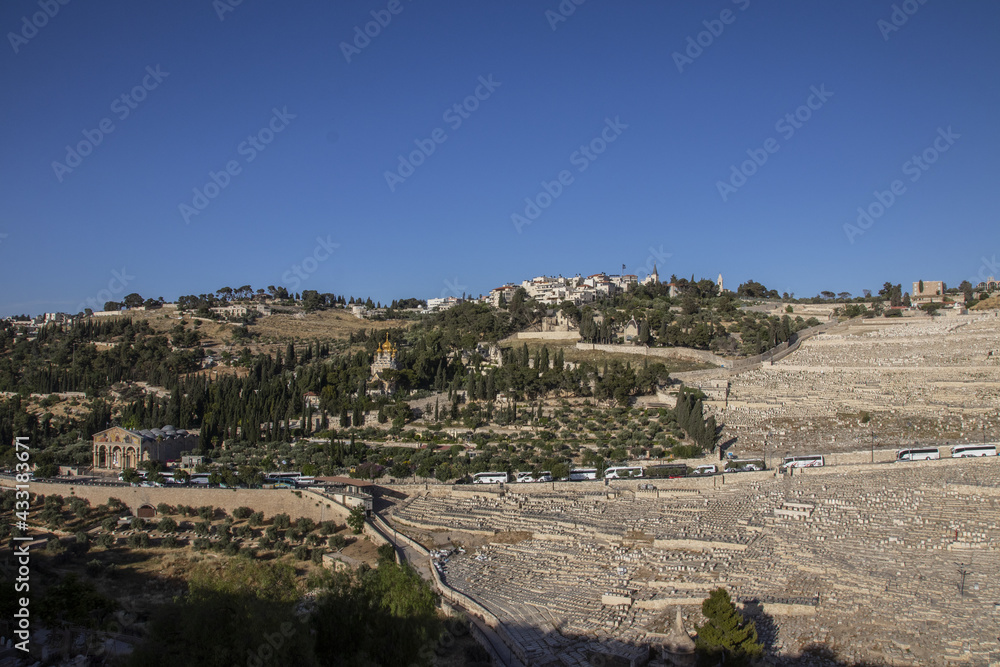 landscape photo for Mount of Olives in Jerusalem.
