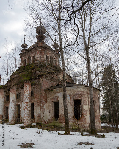 destroyed Orthodox church © ork_0013