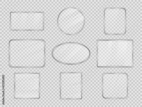 Set of vector glass plates