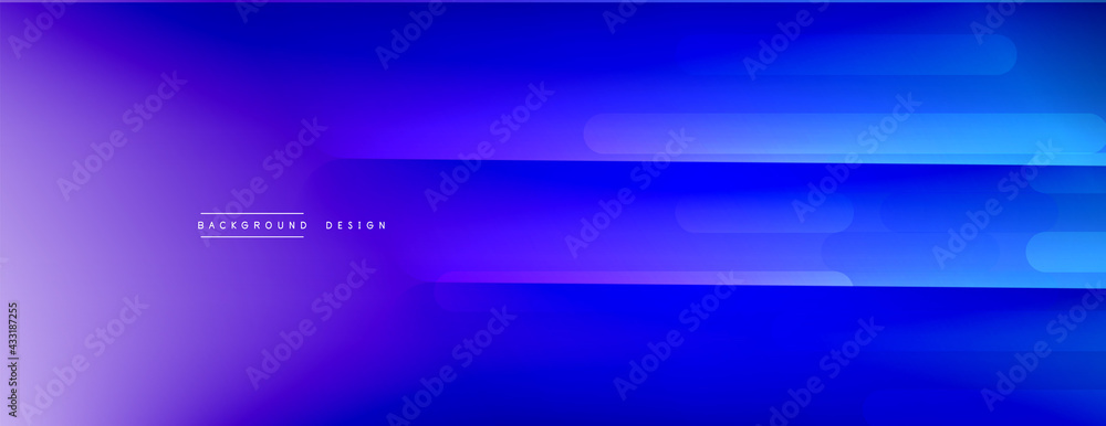 Fototapeta premium Dynamic lines abstract background. 3D shadow effects and fluid gradients. Modern overlapping forms