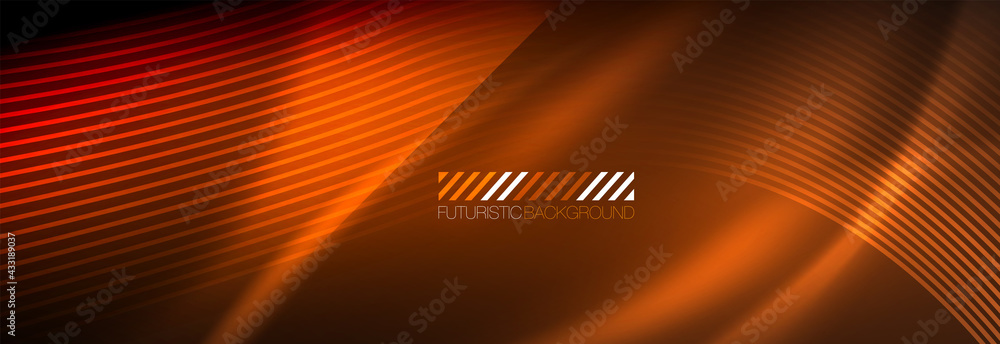 Neon dynamic beams vector abstract wallpaper background. Wallpaper ...